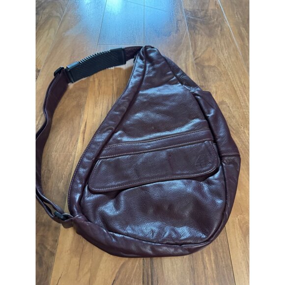 Vintage Ameribag Classic Leather Brown Healthy Sling Back BAG - Picture 1 of 5